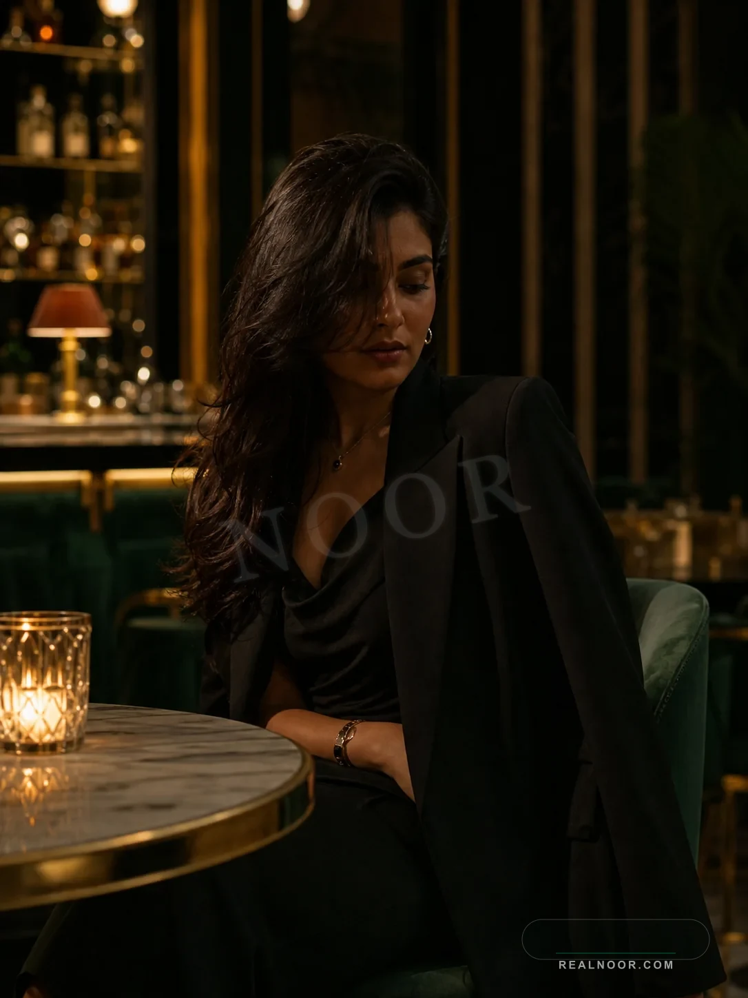 Real Noor - discreet editorial portrait